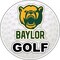 R and R Imports Baylor Bears 4-Inch Round Golf Ball Vinyl Decal Sticker